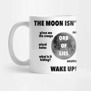 The moon isn't real Mug